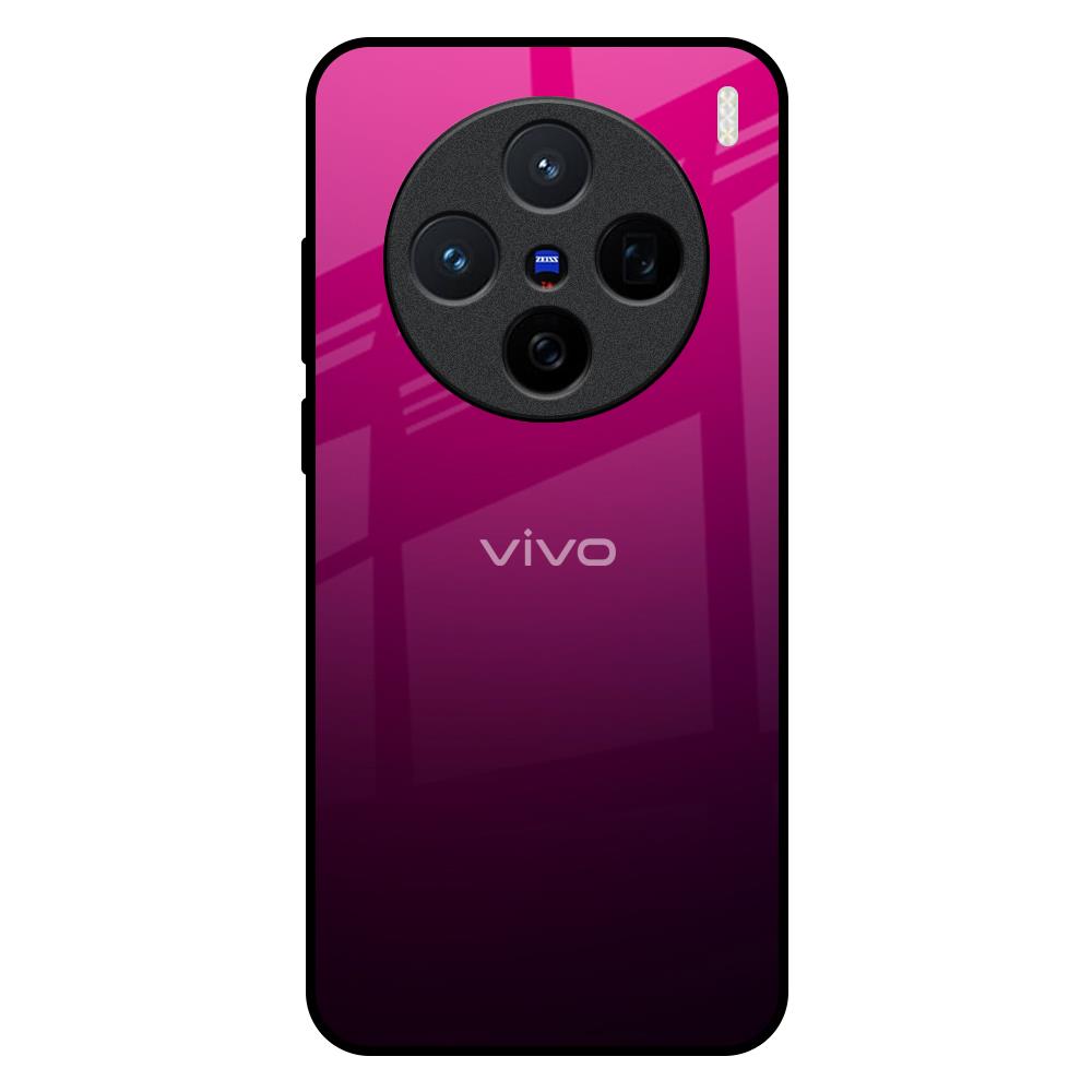 Purple Ombre Pattern Vivo X200 5G Glass Back Cover Online