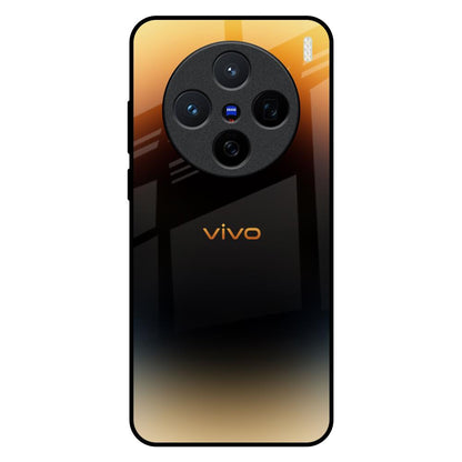 Grainy Yellow Vivo X200 5G Glass Back Cover Online