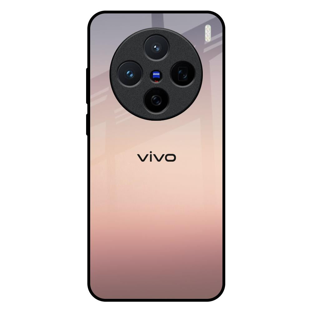 Golden Mauve Vivo X200 5G Glass Back Cover Online