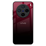 Wine Red Vivo X200 5G Glass Back Cover Online