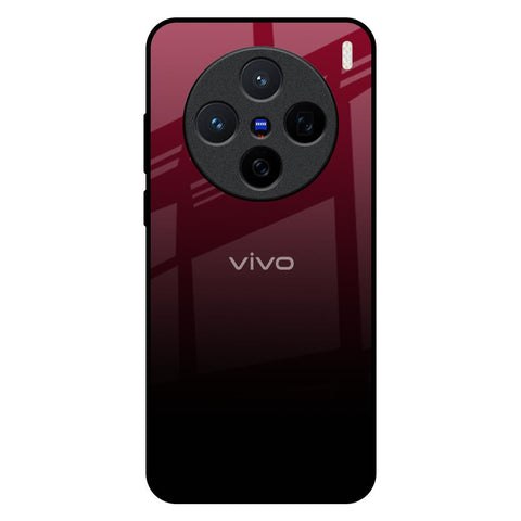 Wine Red Vivo X200 5G Glass Back Cover Online