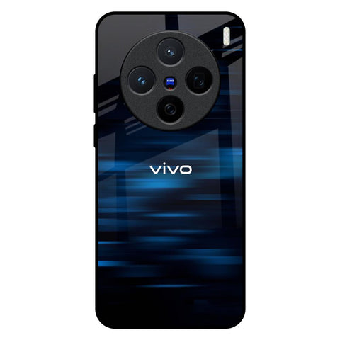 Blue Rough Abstract Vivo X200 5G Glass Back Cover Online