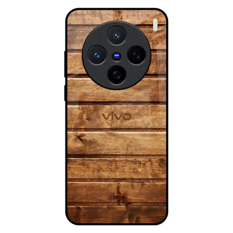 Wooden Planks Vivo X200 5G Glass Back Cover Online