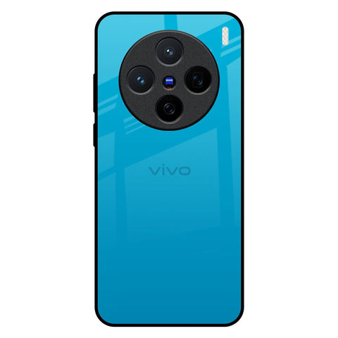 Blue Aqua Vivo X200 5G Glass Back Cover Online