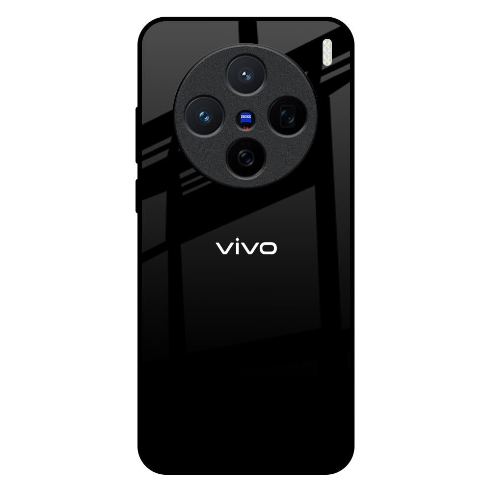 Jet Black Vivo X200 5G Glass Back Cover Online