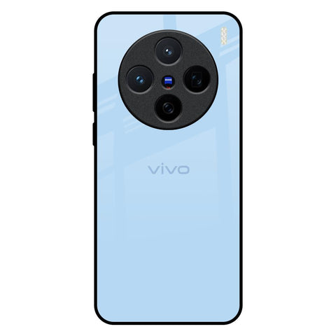Pastel Sky Blue Vivo X200 5G Glass Back Cover Online