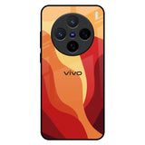 Magma Color Pattern Vivo X200 5G Glass Back Cover Online