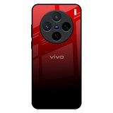 Maroon Faded Vivo X200 5G Glass Back Cover Online