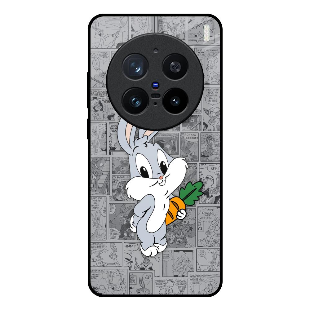 Cute Baby Bunny Vivo X200 Pro 5G Glass Back Cover Online