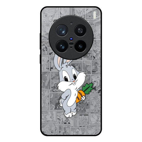 Cute Baby Bunny Vivo X200 Pro 5G Glass Back Cover Online
