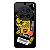 Danger Signs Vivo X200 Pro 5G Glass Back Cover Online