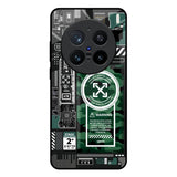 Green Camo Circuit Vivo X200 Pro 5G Glass Back Cover Online