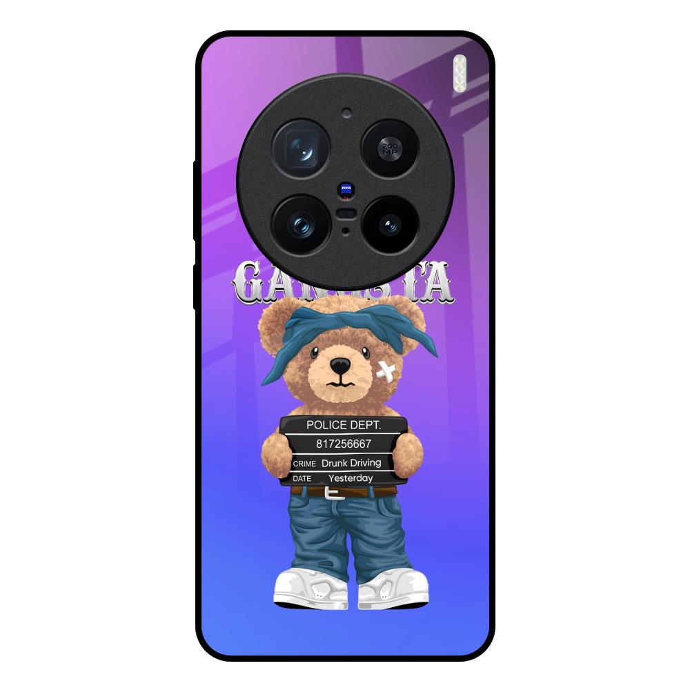 Gangsta Bear Vivo X200 Pro 5G Glass Back Cover Online