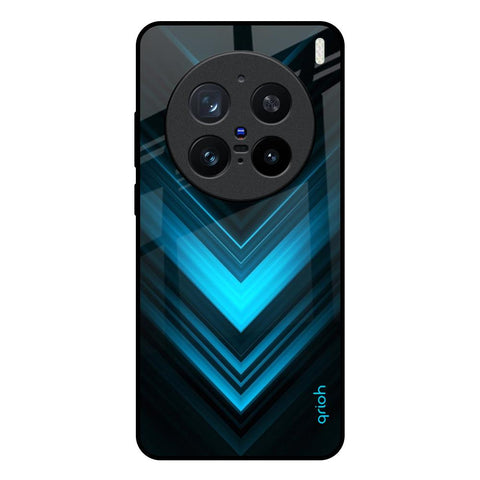 Vertical Blue Arrow Vivo X200 Pro 5G Glass Back Cover Online