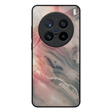 Pink And Grey Marble Vivo X200 Pro 5G Glass Back Cover Online