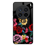 Floral Decorative Vivo X200 Pro 5G Glass Back Cover Online