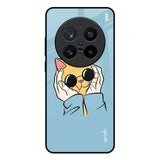 Adorable Cute Kitty Vivo X200 Pro 5G Glass Back Cover Online