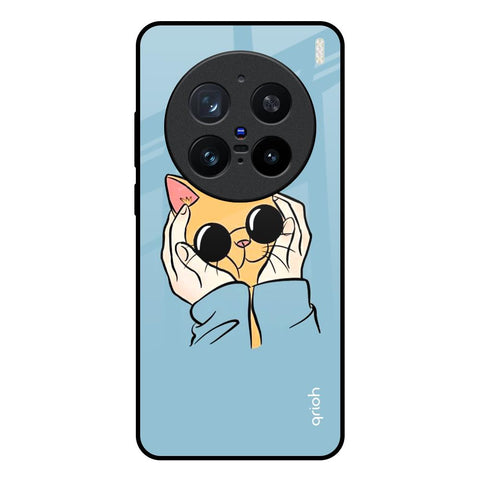 Adorable Cute Kitty Vivo X200 Pro 5G Glass Back Cover Online