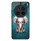 Adorable Baby Elephant Vivo X200 Pro 5G Glass Back Cover Online