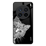 Kitten Mandala Vivo X200 Pro 5G Glass Back Cover Online