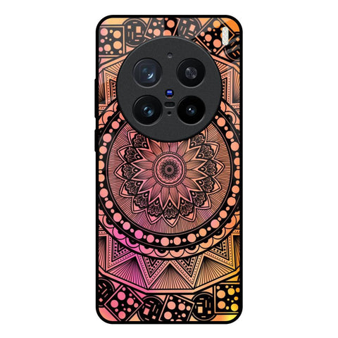 Floral Mandala Vivo X200 Pro 5G Glass Back Cover Online