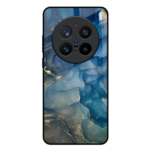 Blue Cool Marble Vivo X200 Pro 5G Glass Back Cover Online