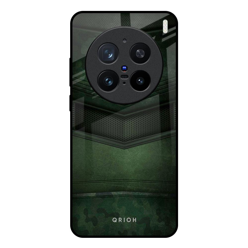 Green Leather Vivo X200 Pro 5G Glass Back Cover Online
