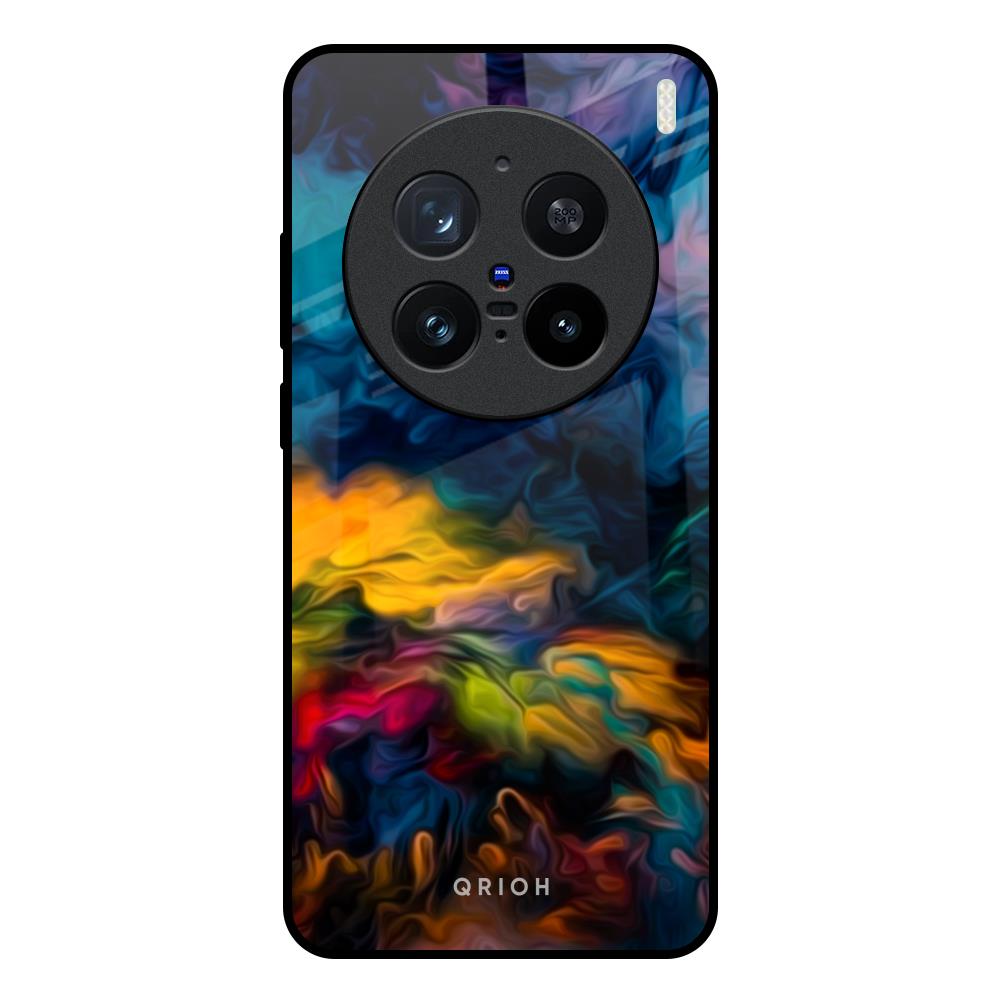 Multicolor Oil Painting Vivo X200 Pro 5G Glass Back Cover Online