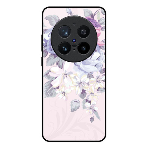 Elegant Floral Vivo X200 Pro 5G Glass Back Cover Online