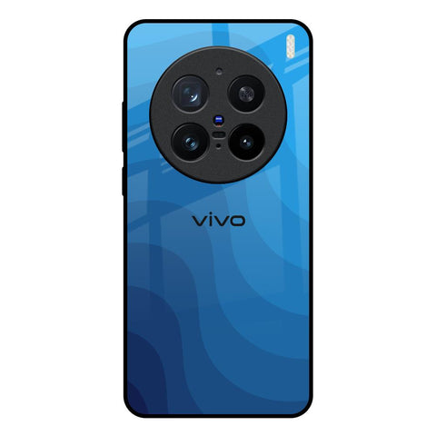 Blue Wave Abstract Vivo X200 Pro 5G Glass Back Cover Online