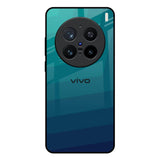 Green Triangle Pattern Vivo X200 Pro 5G Glass Back Cover Online