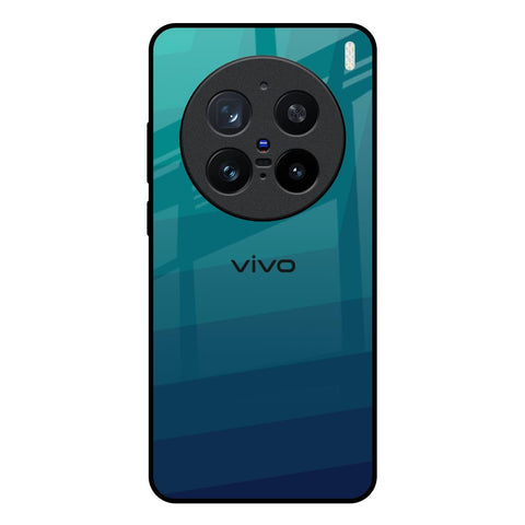 Green Triangle Pattern Vivo X200 Pro 5G Glass Back Cover Online
