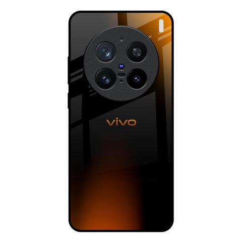 Orange Black Fusion Vivo X200 Pro 5G Glass Back Cover Online