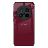 Classic Burgundy Vivo X200 Pro 5G Glass Back Cover Online