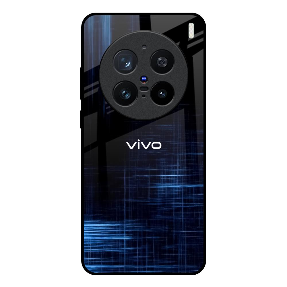 Blue Scratch Vivo X200 Pro 5G Glass Back Cover Online