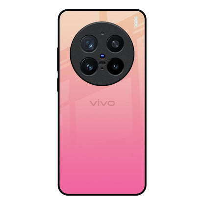 Pastel Pink Gradient Vivo X200 Pro 5G Glass Back Cover Online