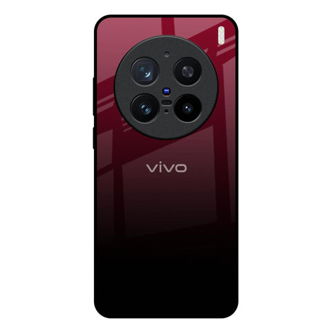 Wine Red Vivo X200 Pro 5G Glass Back Cover Online