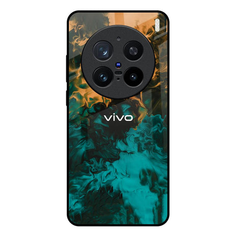 Watercolor Wave Vivo X200 Pro 5G Glass Back Cover Online