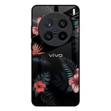 Tropical Art Flower Vivo X200 Pro 5G Glass Back Cover Online