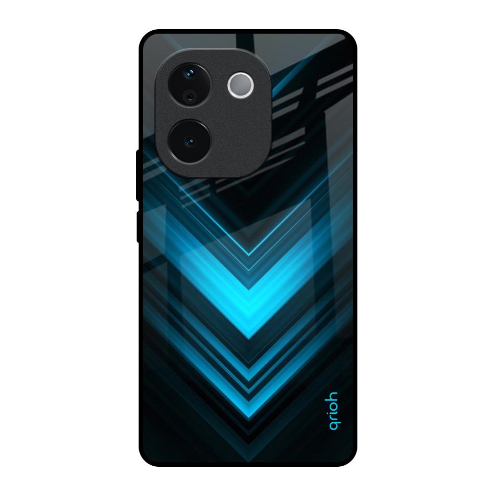 Vertical Blue Arrow Vivo T3 Pro 5G Glass Back Cover Online