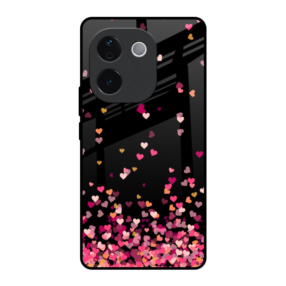 Heart Rain Fall Vivo T3 Pro 5G Glass Back Cover Online