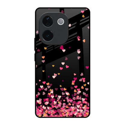 Heart Rain Fall Vivo T3 Pro 5G Glass Back Cover Online