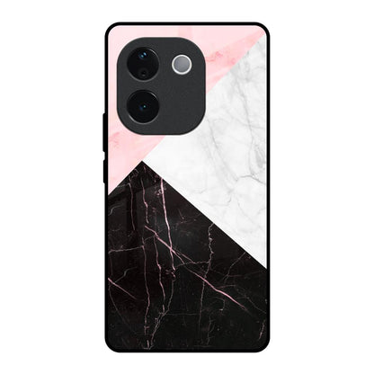 Marble Collage Art Vivo T3 Pro 5G Glass Back Cover Online