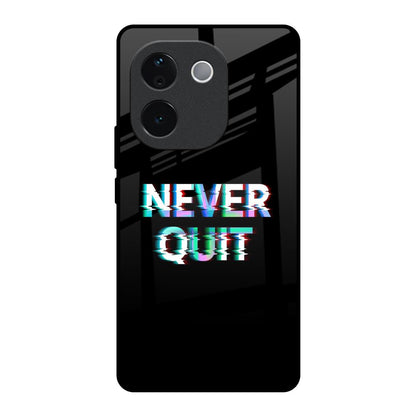 Never Quit Vivo T3 Pro 5G Glass Back Cover Online