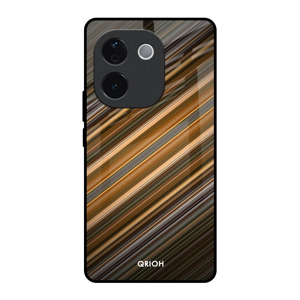 Diagonal Slash Pattern Vivo T3 Pro 5G Glass Back Cover Online