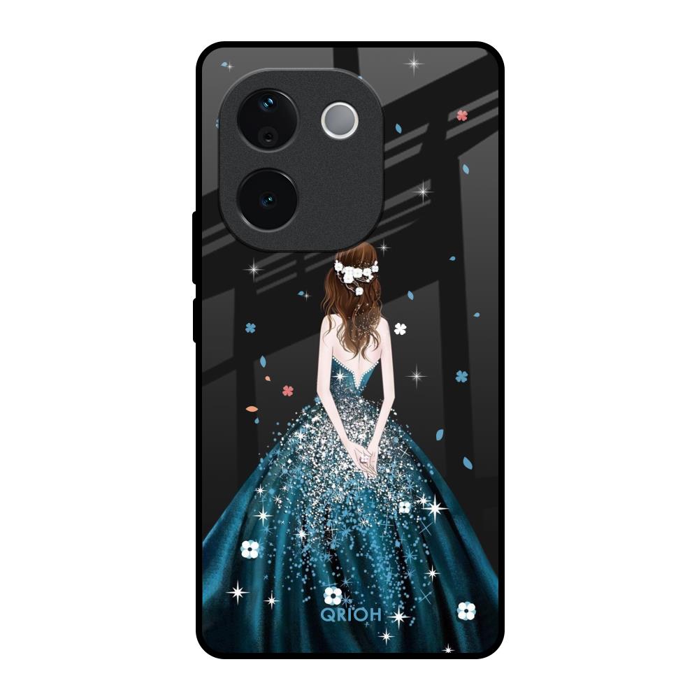 Queen Of Fashion Vivo T3 Pro 5G Glass Back Cover Online