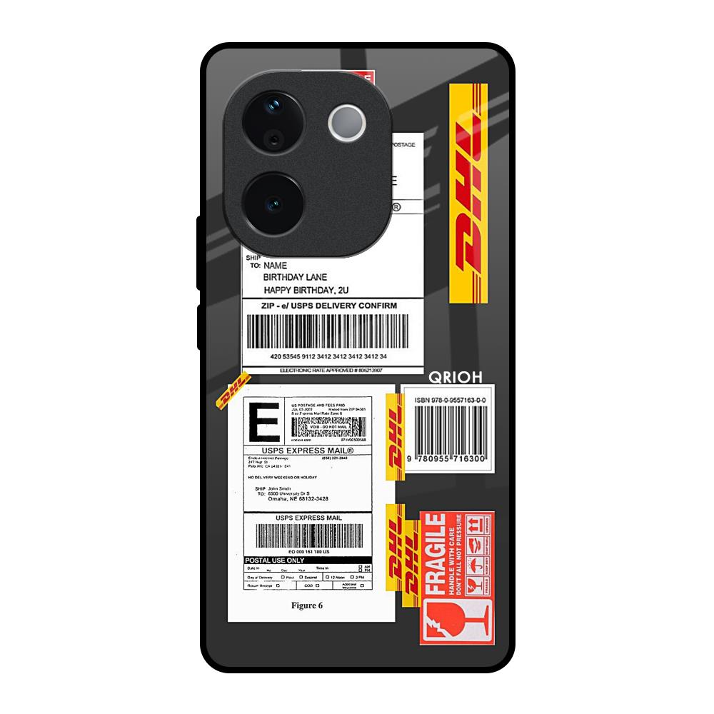 Cool Barcode Label Vivo T3 Pro 5G Glass Back Cover Online