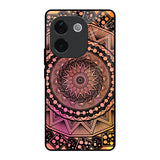 Floral Mandala Vivo T3 Pro 5G Glass Back Cover Online