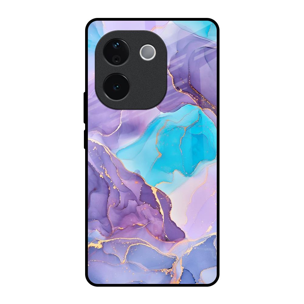 Alcohol ink Marble Vivo T3 Pro 5G Glass Back Cover Online