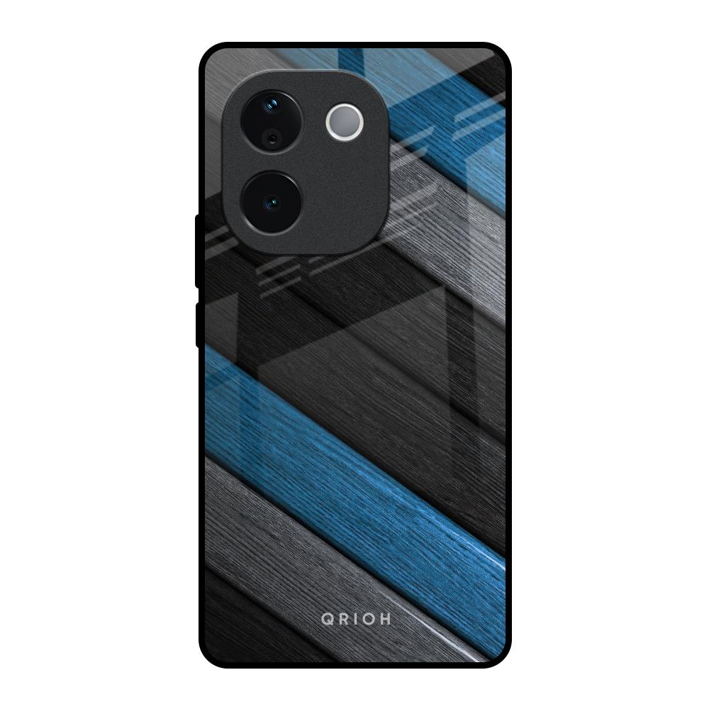 Multicolor Wooden Effect Vivo T3 Pro 5G Glass Back Cover Online